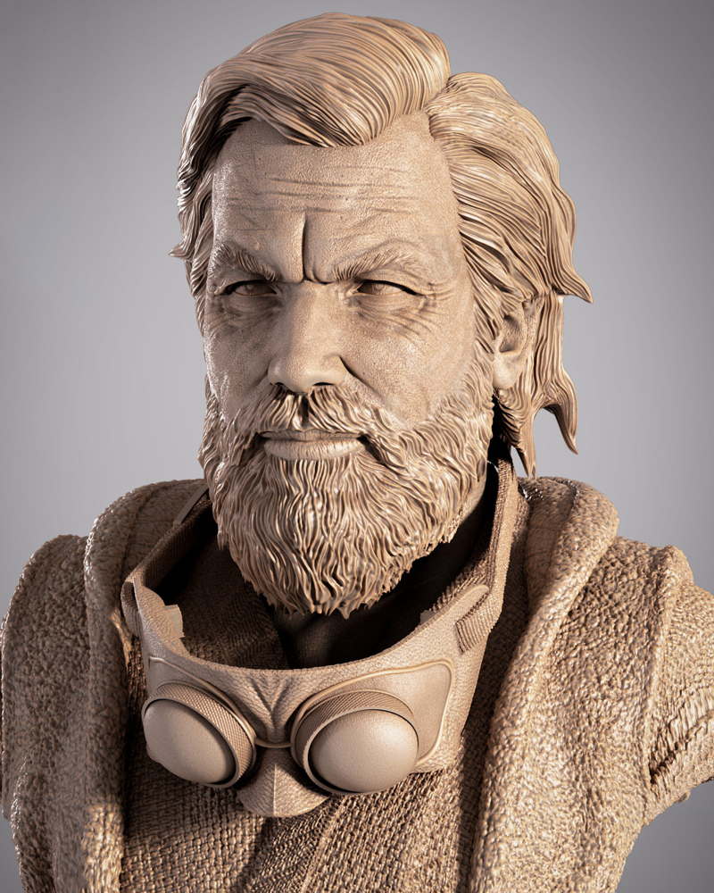 Old Ben Kenobi – Portrait Bust