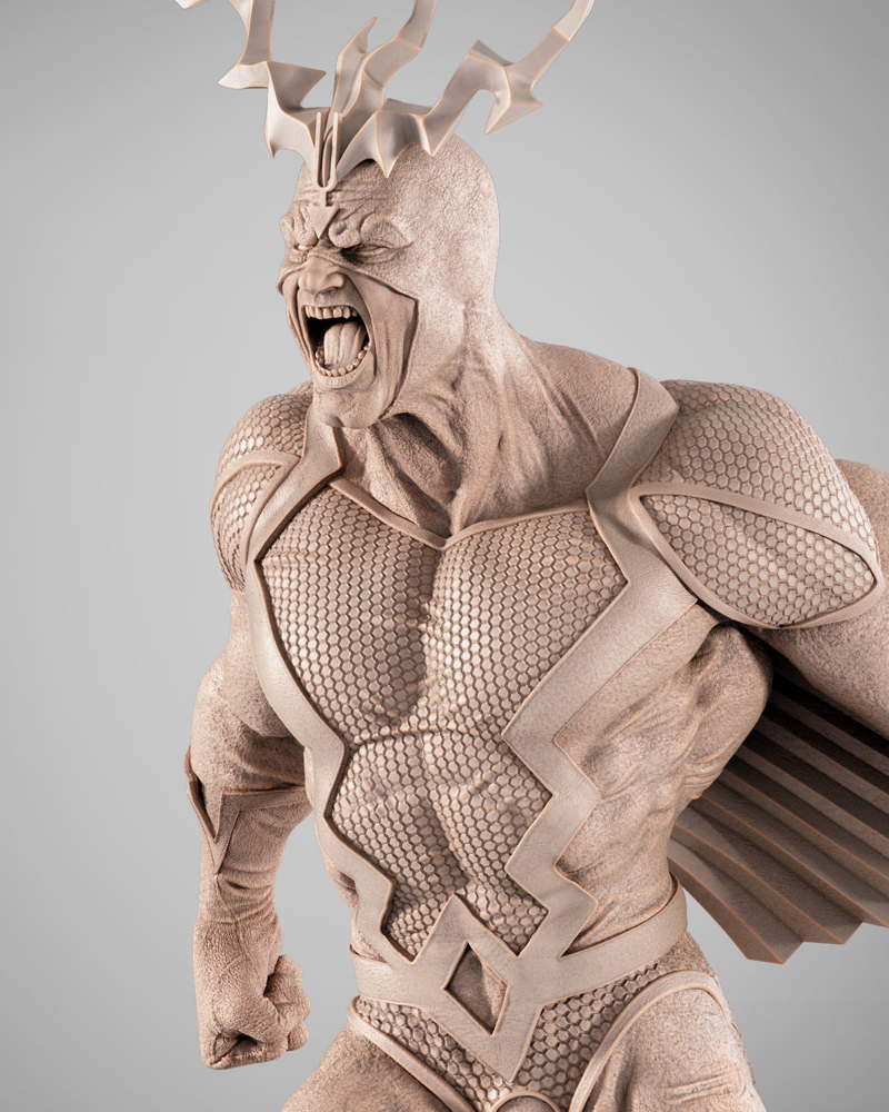 Black Bolt – Sculpture