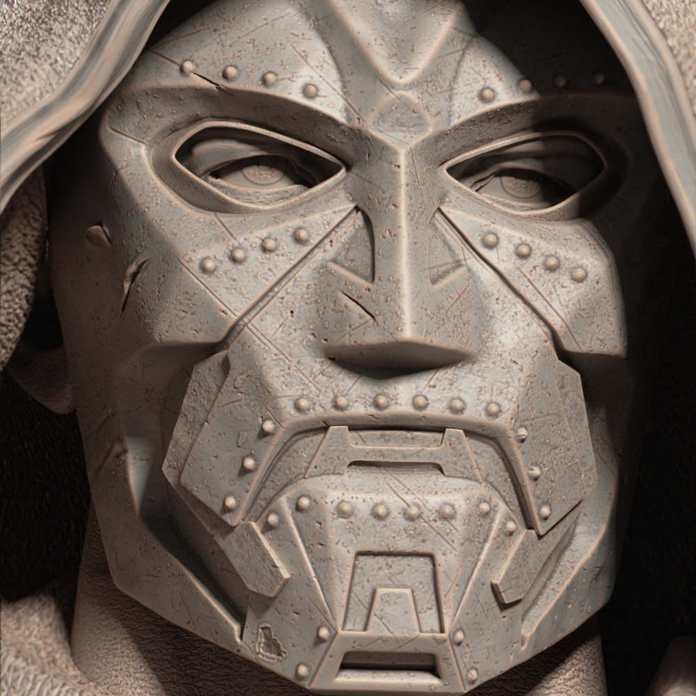 Dr.Doom Horse – Portrait Bust