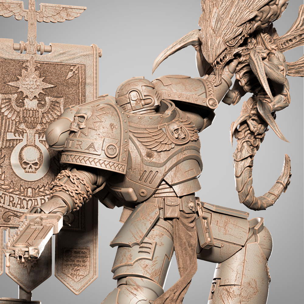 Titus Warmhammer - Sculpture
