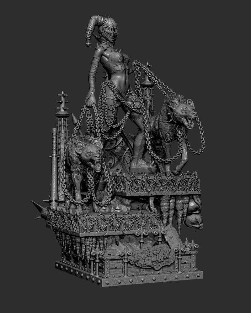 Harley Quinn Who Laughts – Sculpture