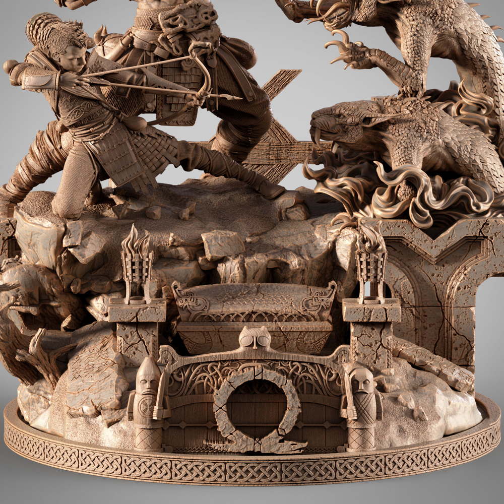 God Of War 4 - Diorama