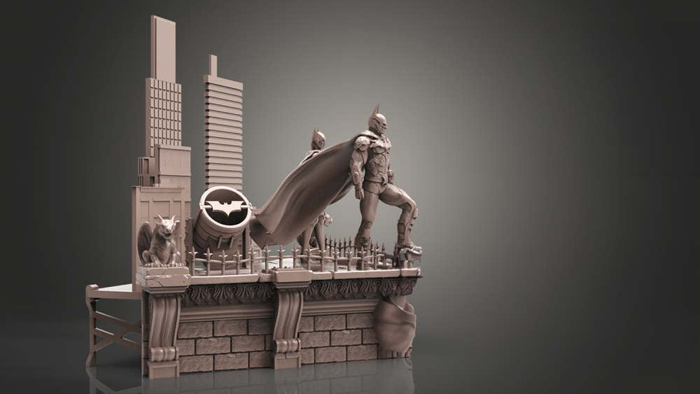 Batman and Catwoman #2 - Diorama