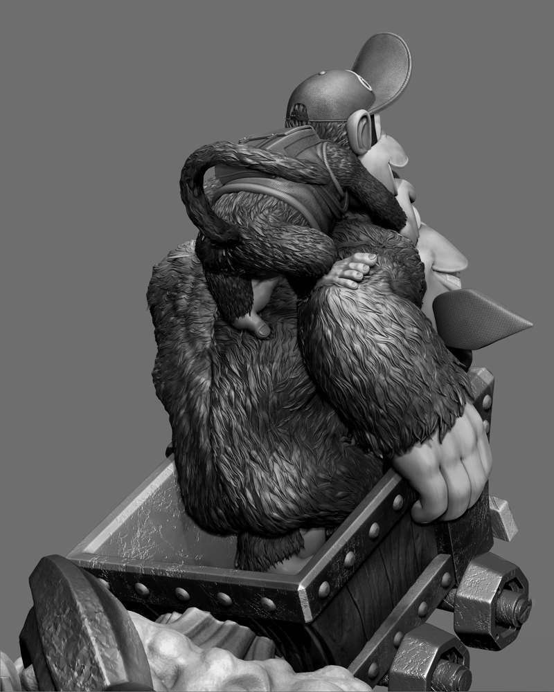 Donkey Kong & Diddy – Diorama