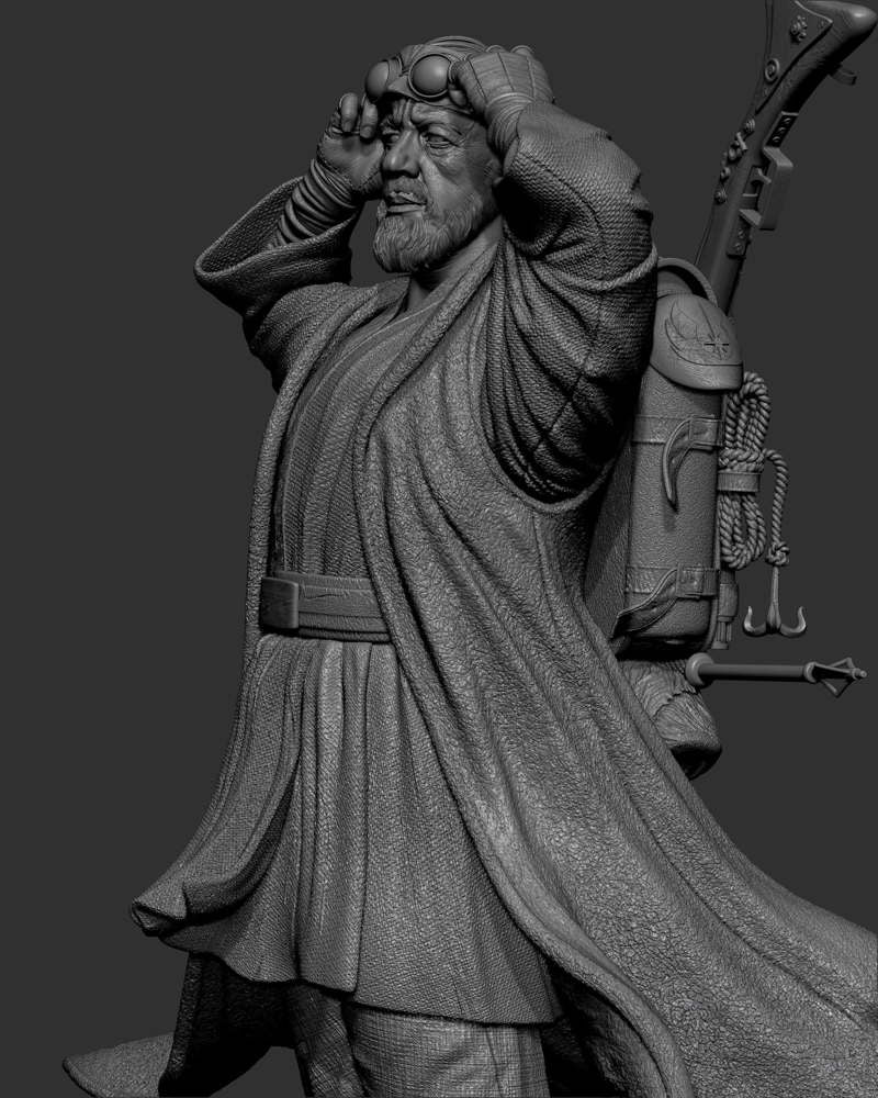 Old Ben Kenobi – Sculpture