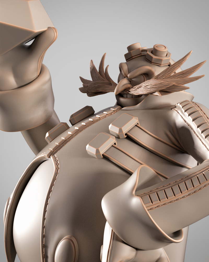 Doctor Eggman #2 - Sculpture