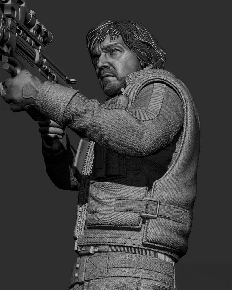 Cassian Andor – Sculpture