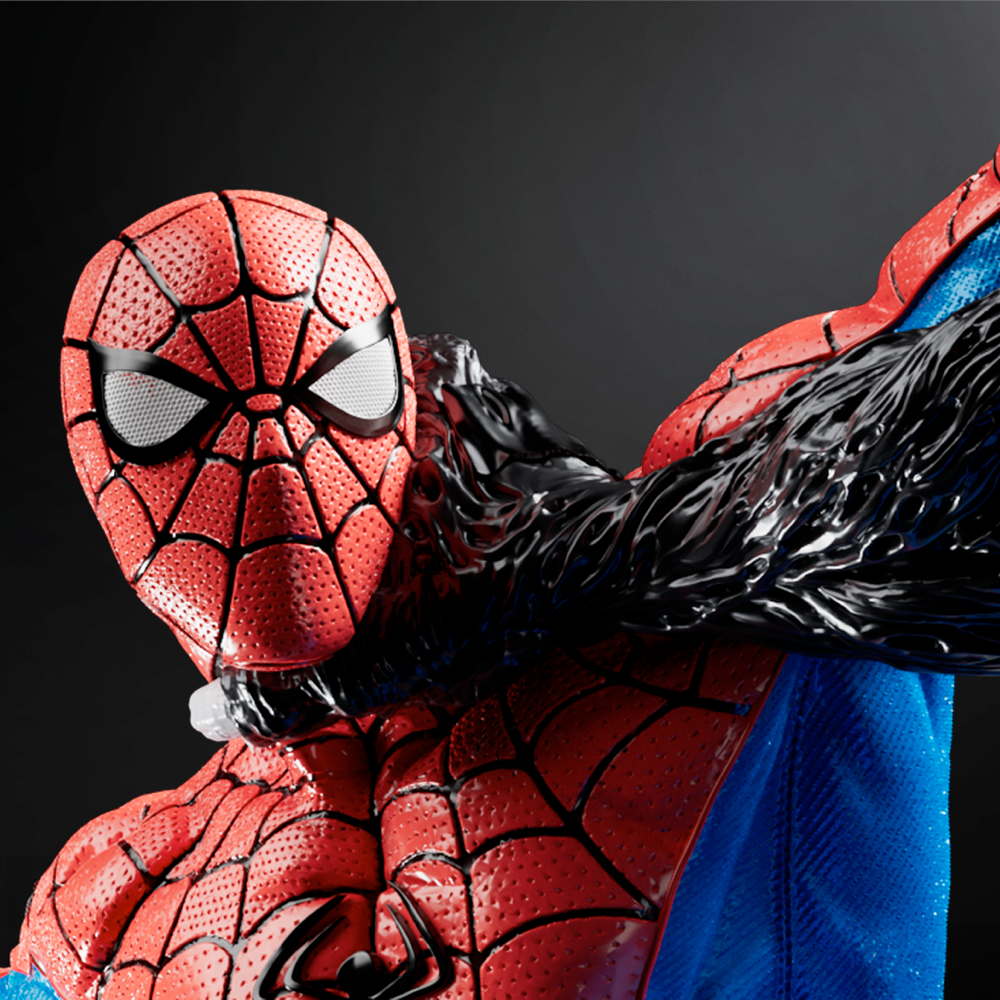 Spiderman and Venom - Diorama