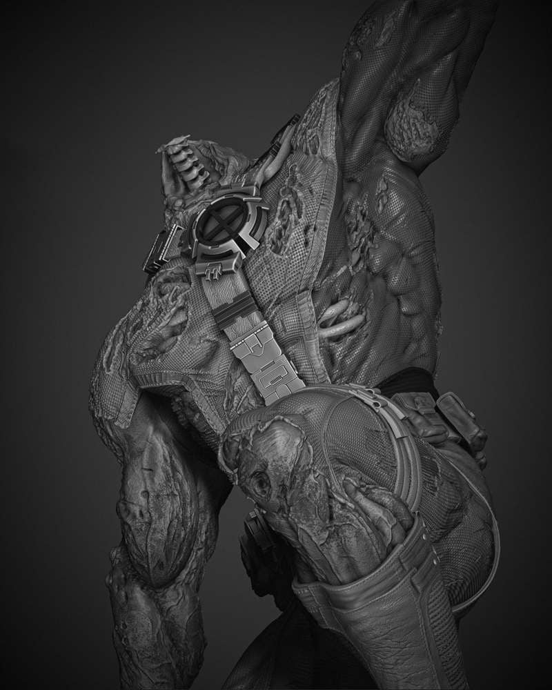 Cyclops Zombie - Sculpture