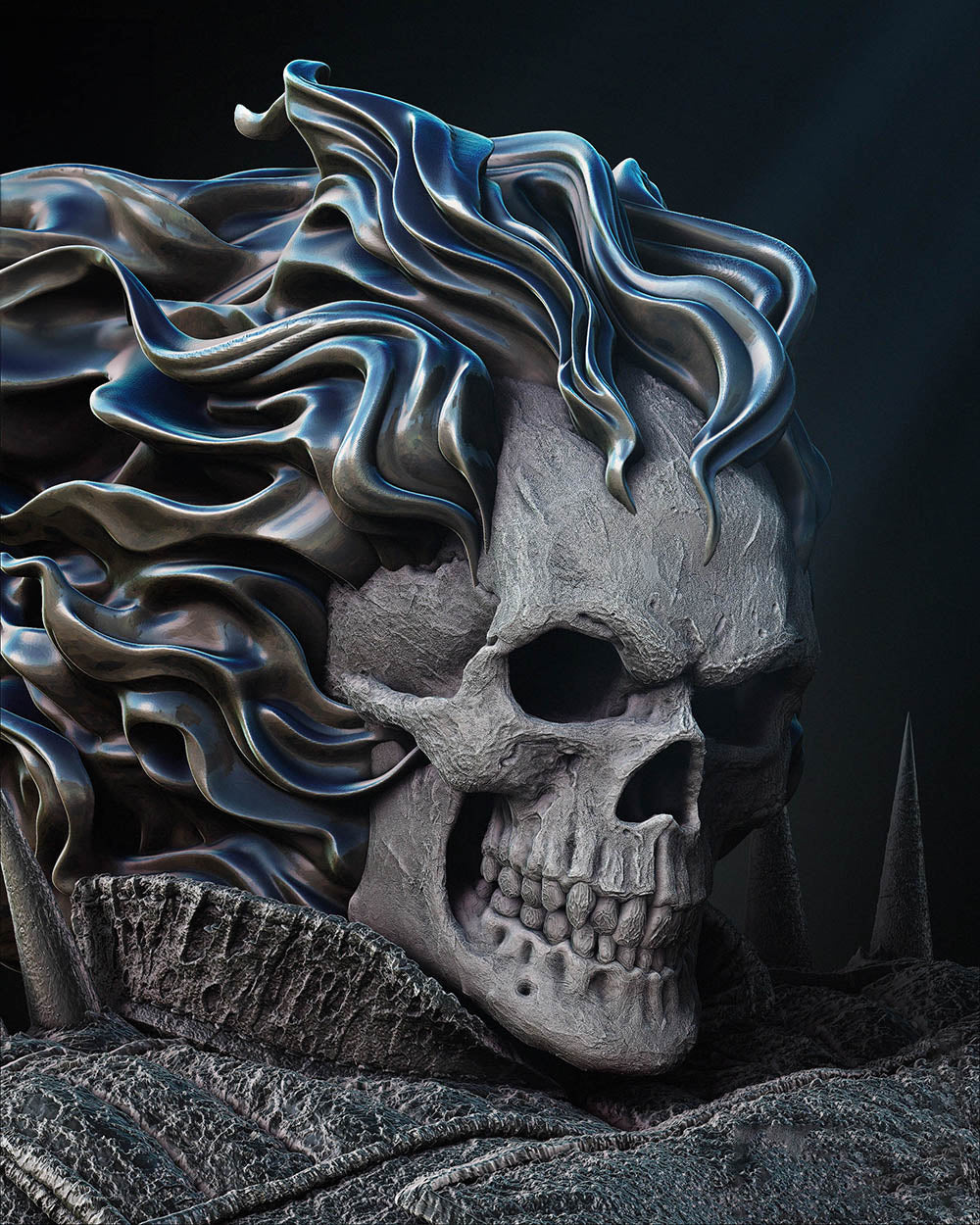 Ghost Rider - (Danny Ketch) - Sculpture