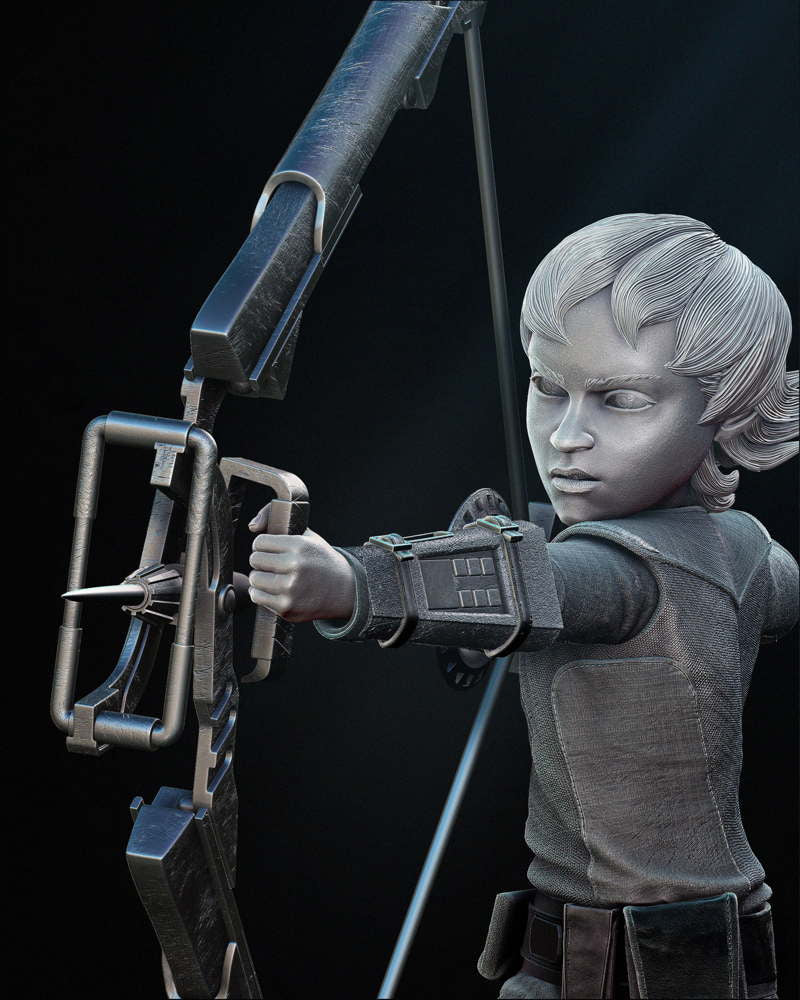 The Bad Batch - Omega - Sculpture