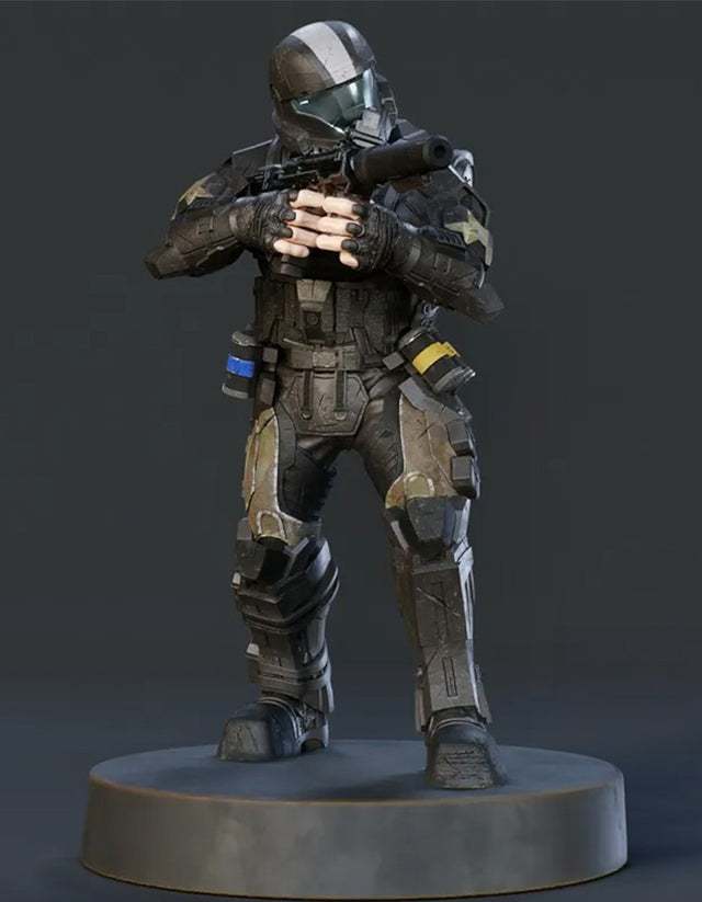 Halo Jackal - Sculpture