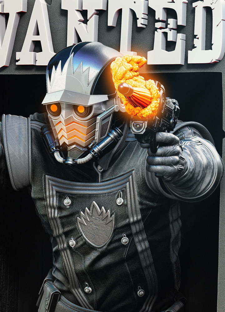 Star Lord - (Comic Version) - Bust Poster