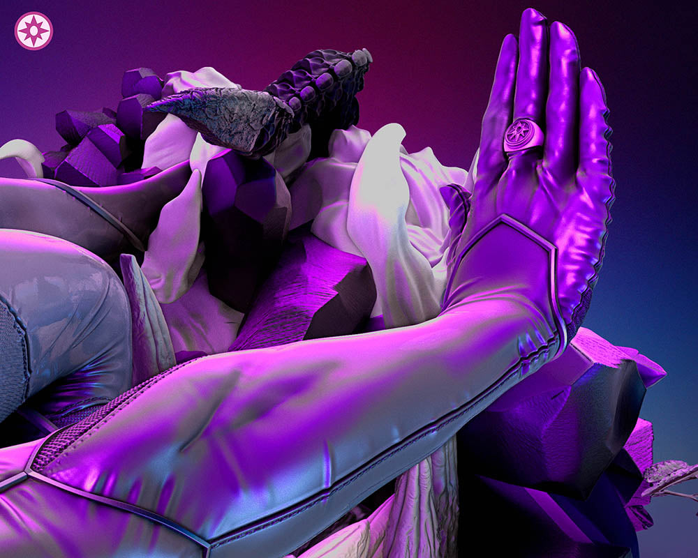 Star Sapphire - Sculpture