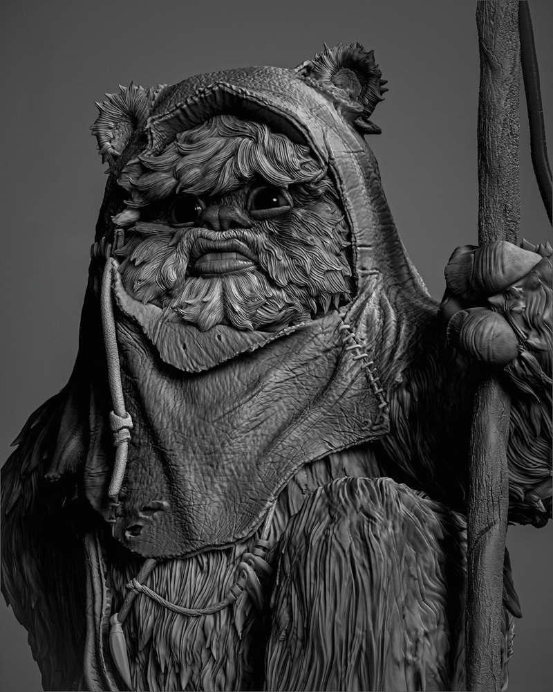 Ewok #1 - Sculpture