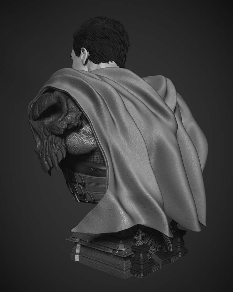 Superman - (Dark Night Bust) - Portrait