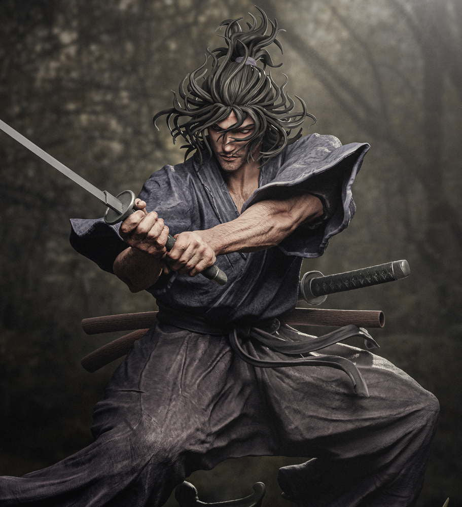Miyamoto Musashi – Sculpture