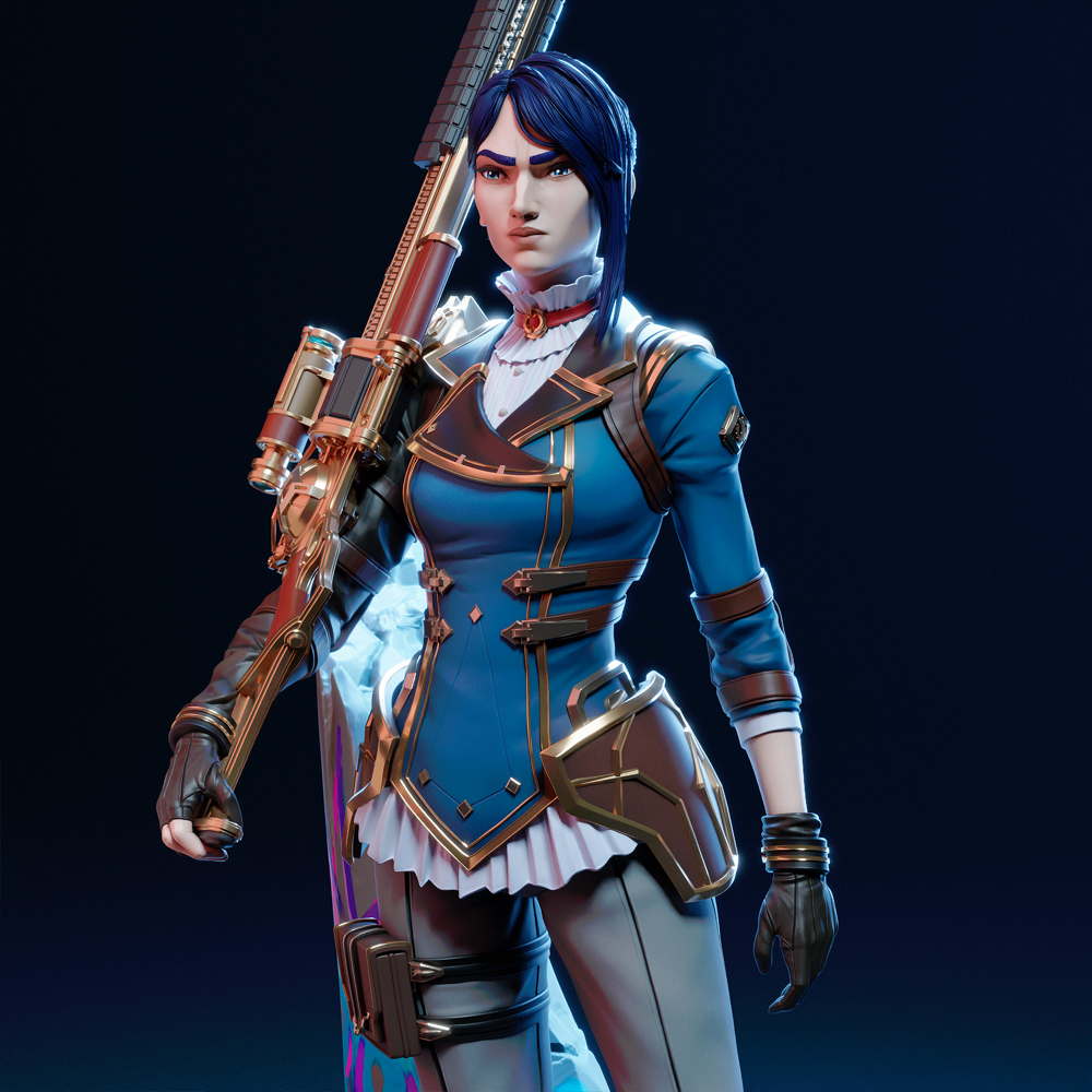 League of Legends - Caitlyn - Sculpture