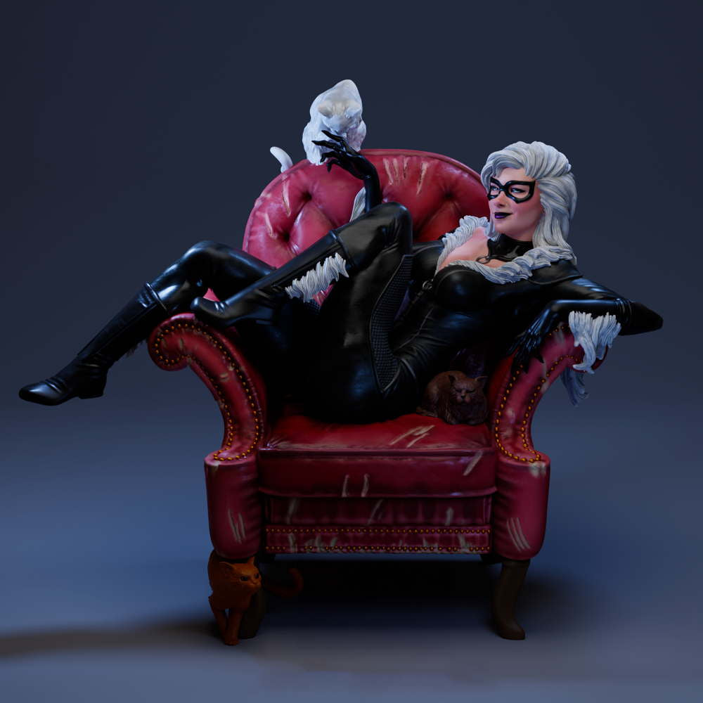 Black Cat – Sculpture