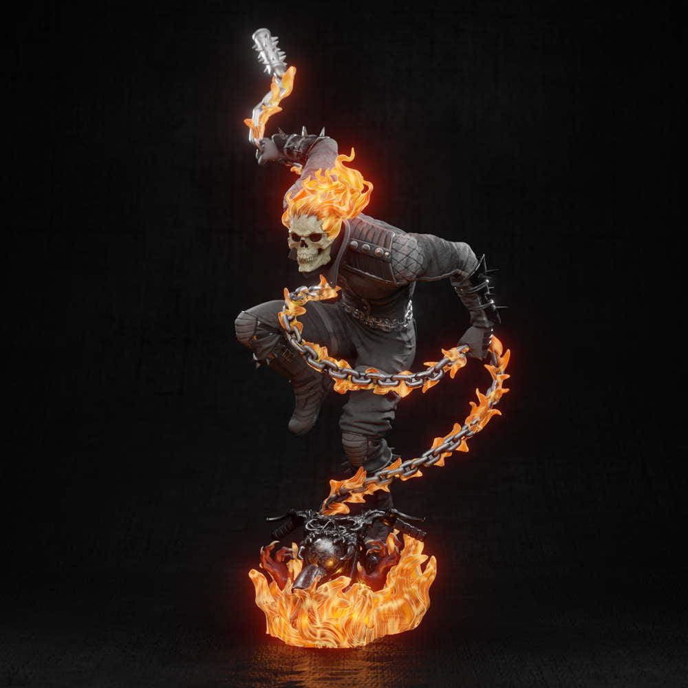 Ghost Rider - Sculpture