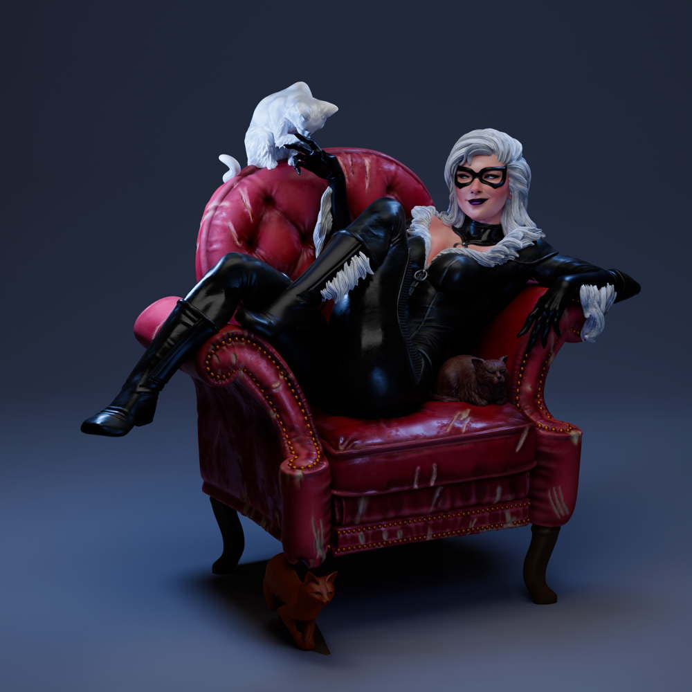 Black Cat – Sculpture