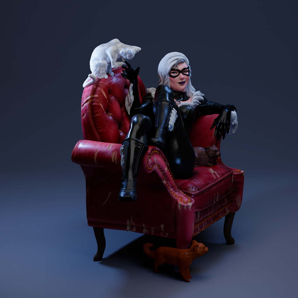 Black Cat – Sculpture