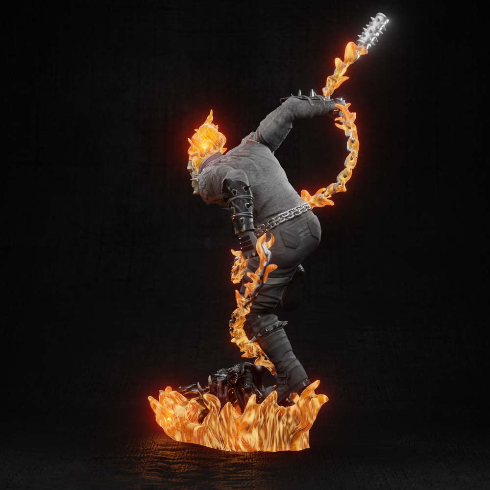 Ghost Rider - Sculpture