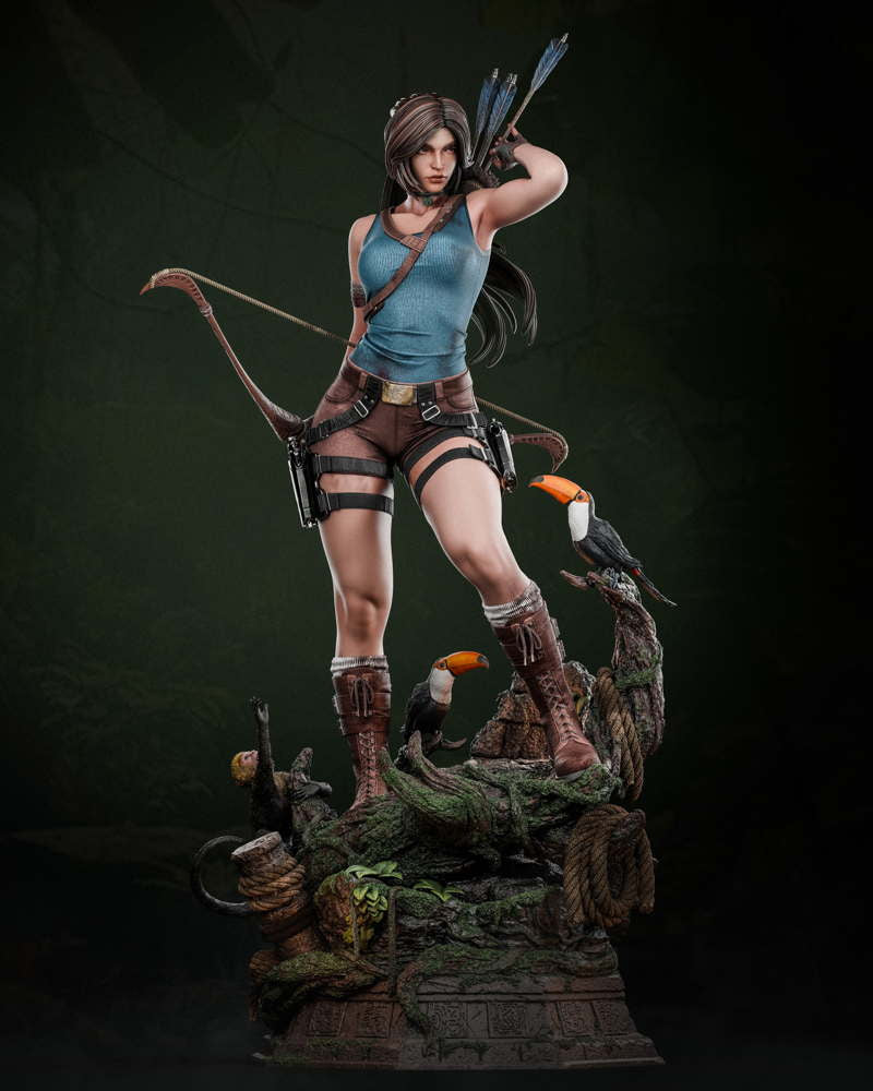 Lara Croft - Sculpture