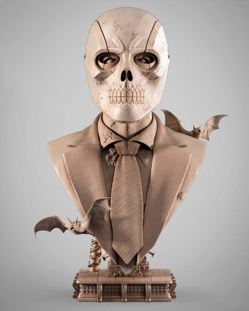 Black Mask - Portrait Bust