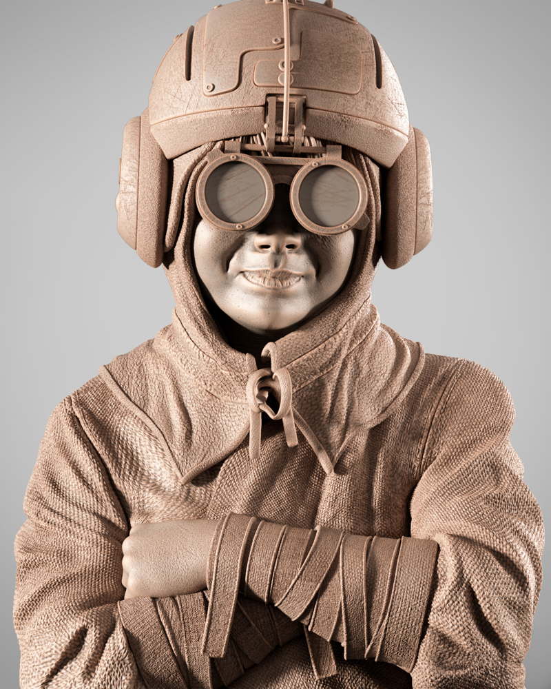 Anakin Skywalker (Kid) – Sculpture