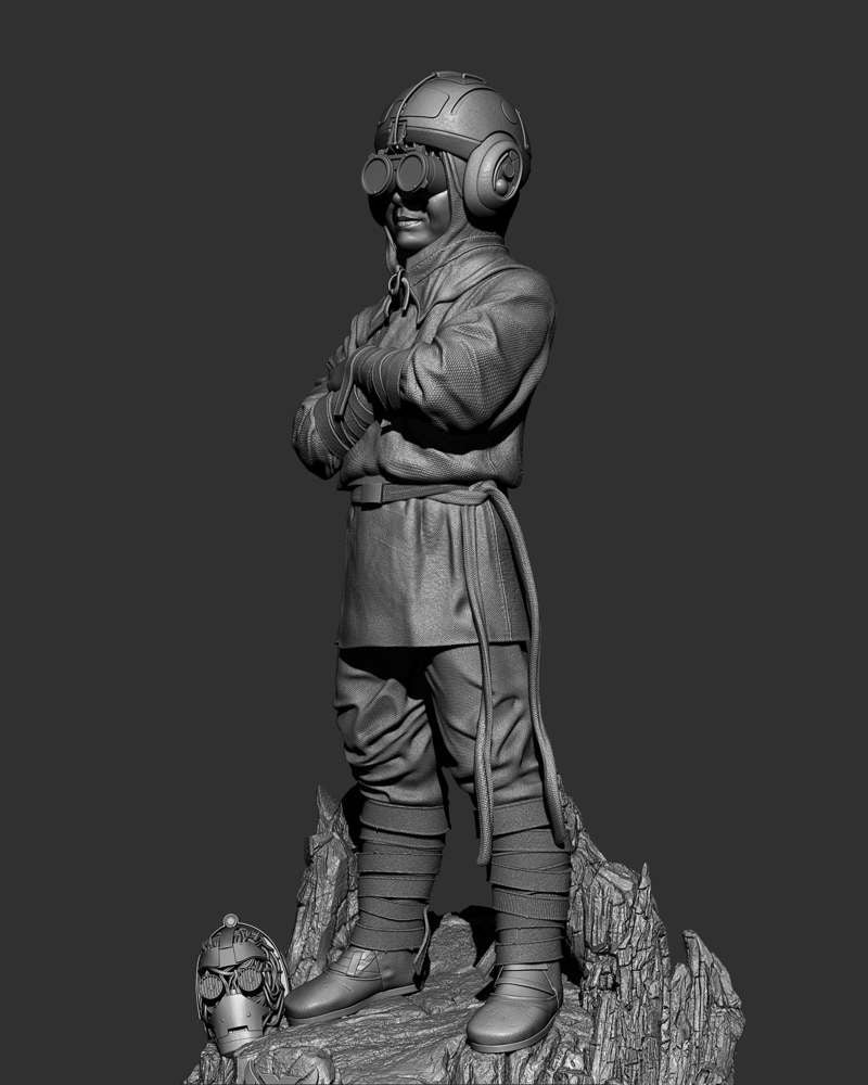 Anakin Skywalker (Kid) – Sculpture