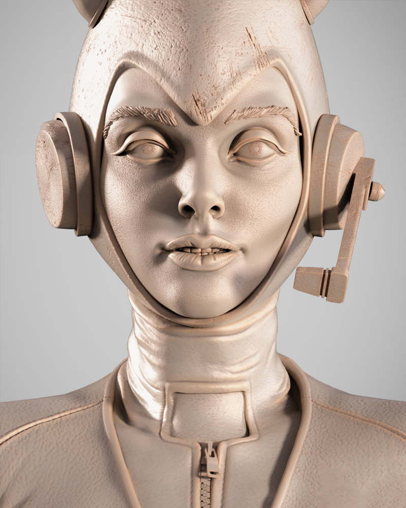 The Wasp #2 – Portrait Bust