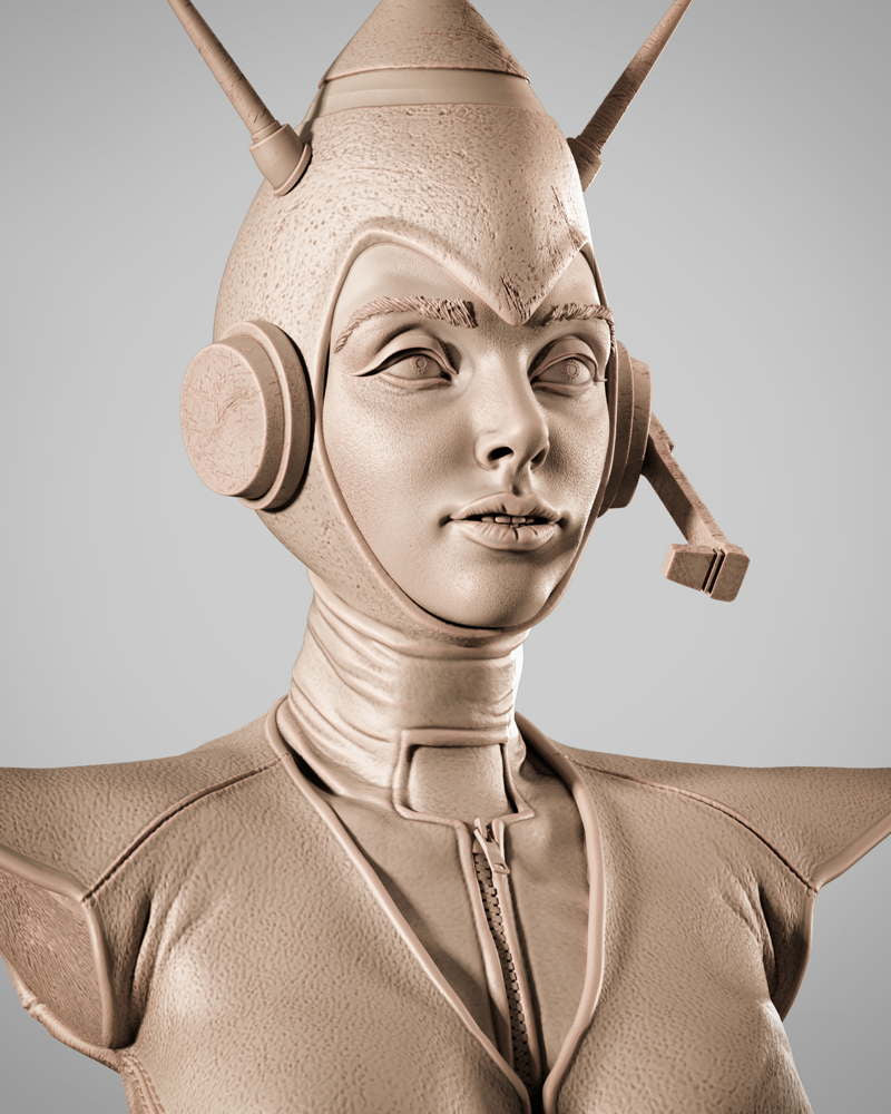 The Wasp #2 – Portrait Bust