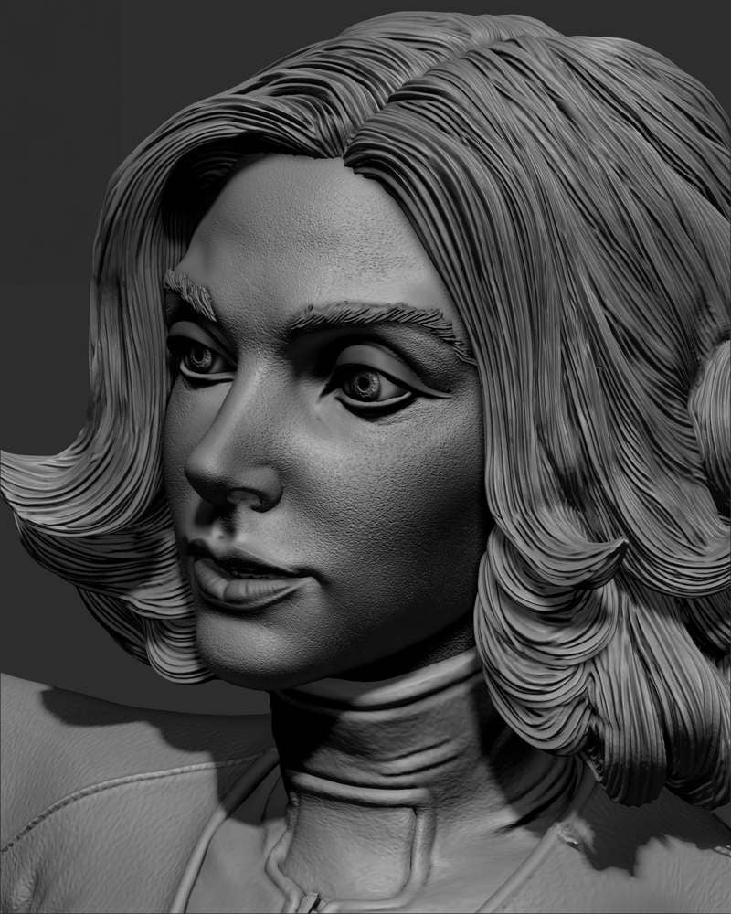 The Wasp #2 – Portrait Bust
