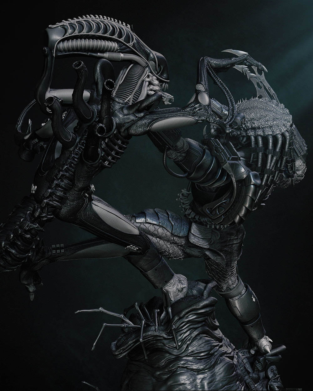 Predator VS Alien - Diorama