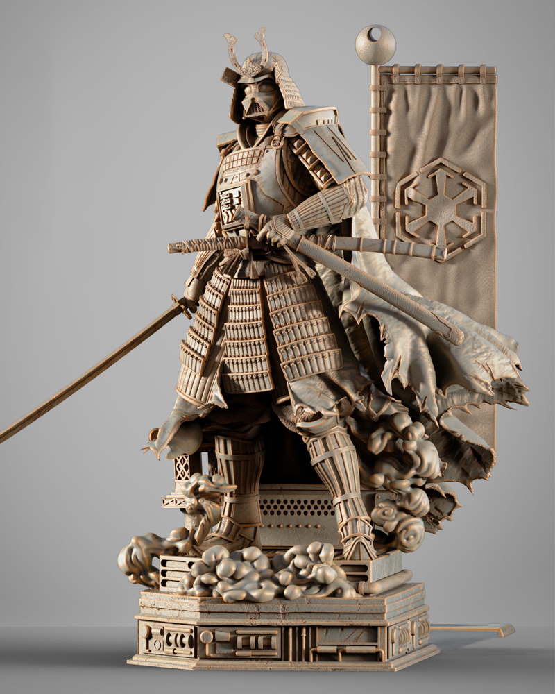 Darth Vader Samurai - Sculpture