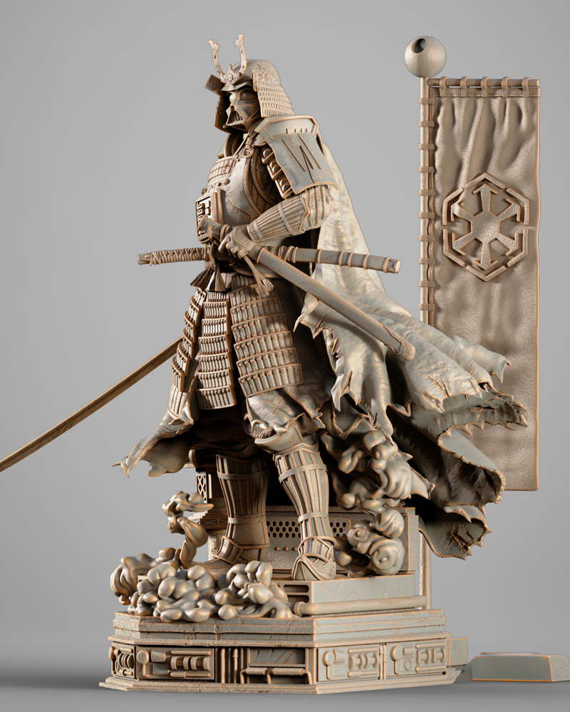 Darth Vader Samurai - Sculpture