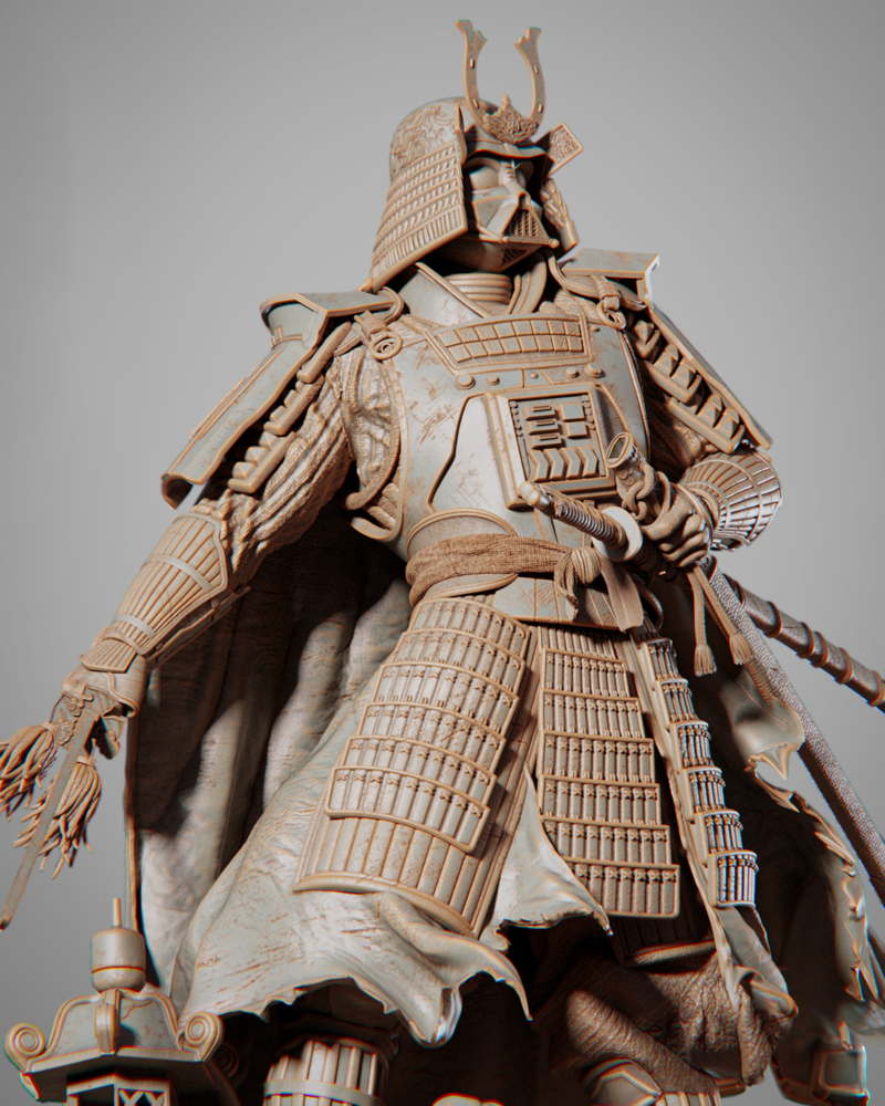 Darth Vader Samurai - Sculpture