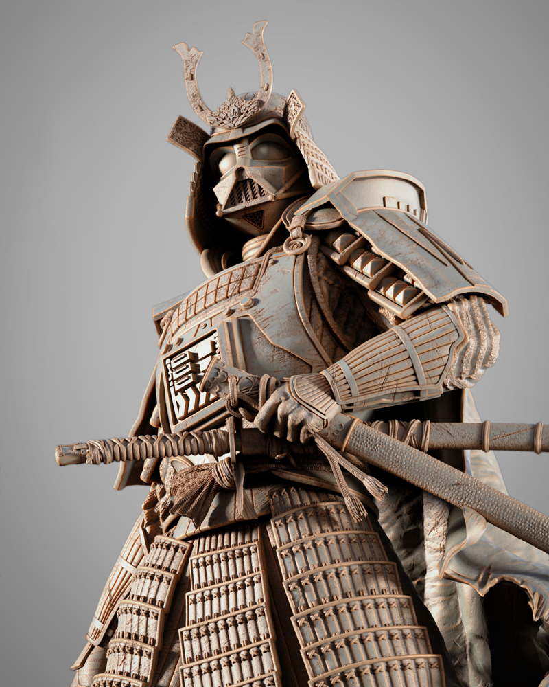 Darth Vader Samurai - Sculpture