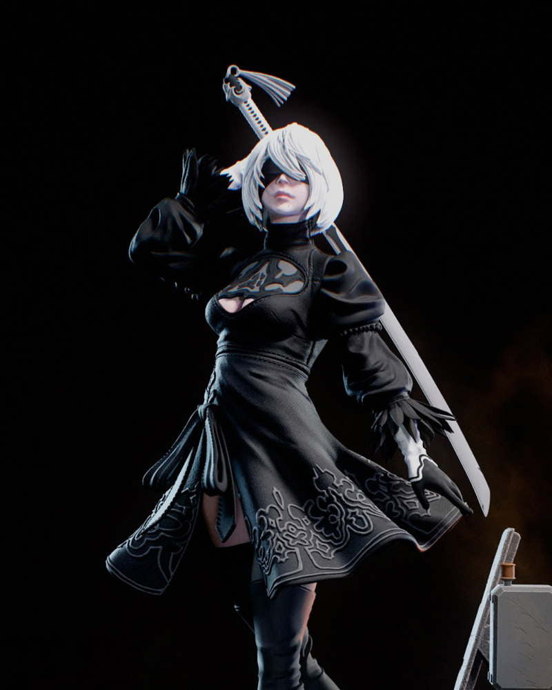 2B Nier Automata – Sculpture