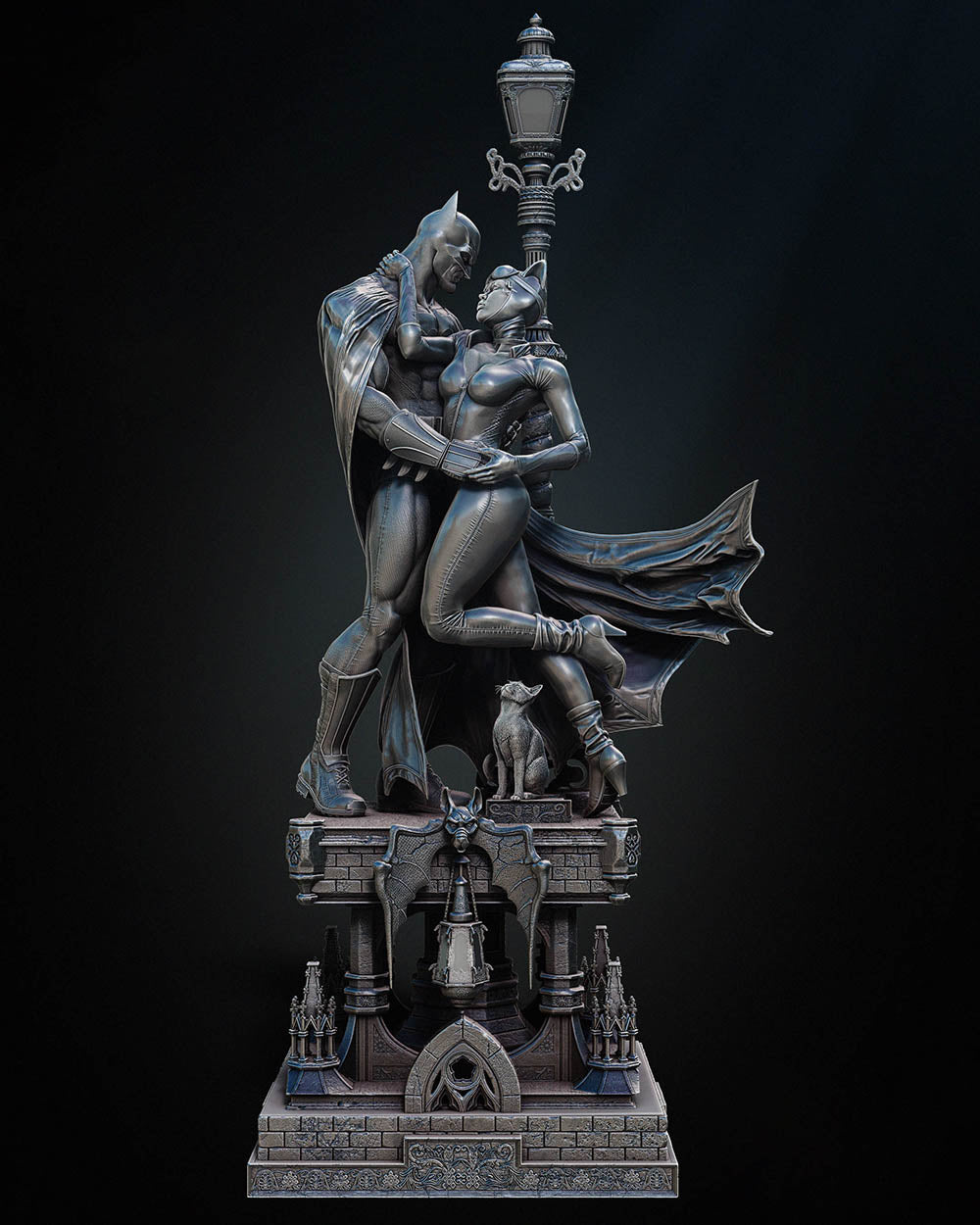 Batman and Catwoman - Diorama