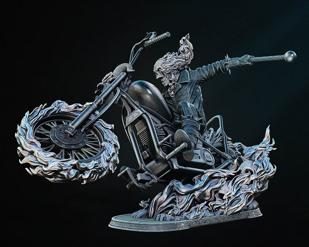 Ghost Rider - (Johnny Blaze) - Sculpture