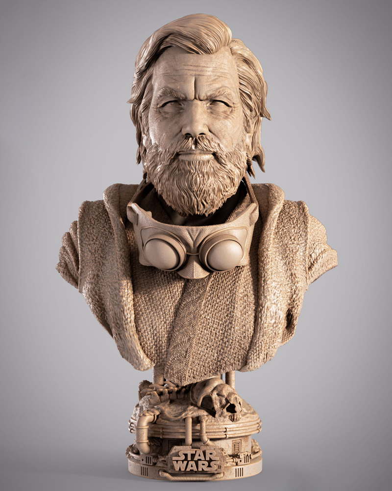 Old Ben Kenobi – Portrait Bust