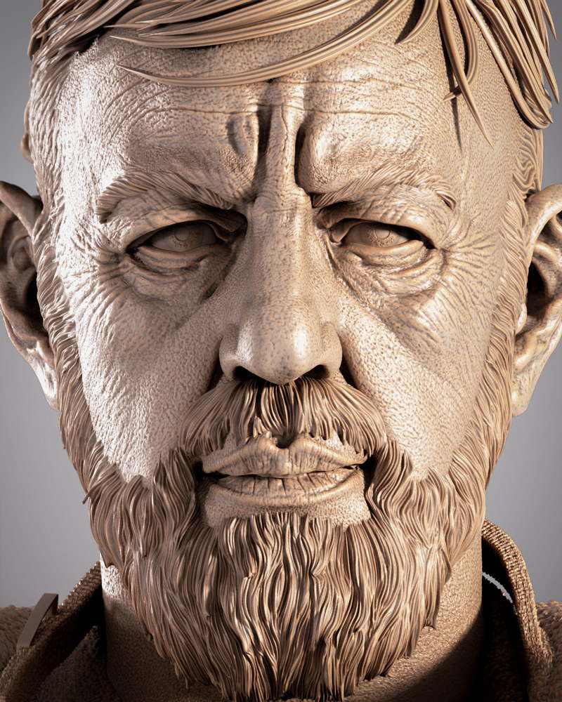 Old Ben Kenobi – Portrait Bust