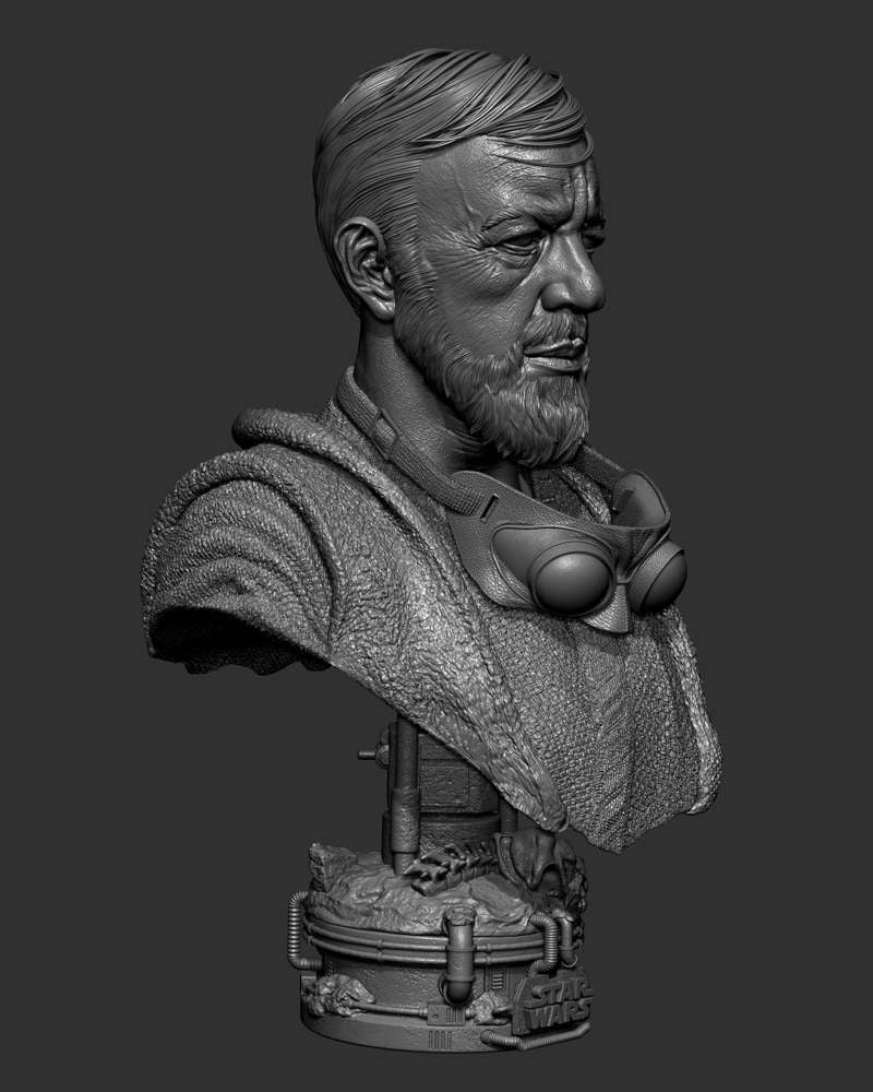 Old Ben Kenobi – Portrait Bust