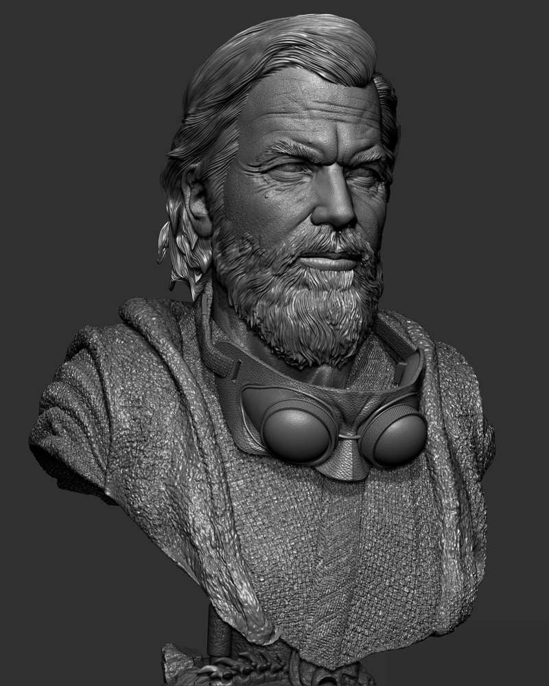 Old Ben Kenobi – Portrait Bust