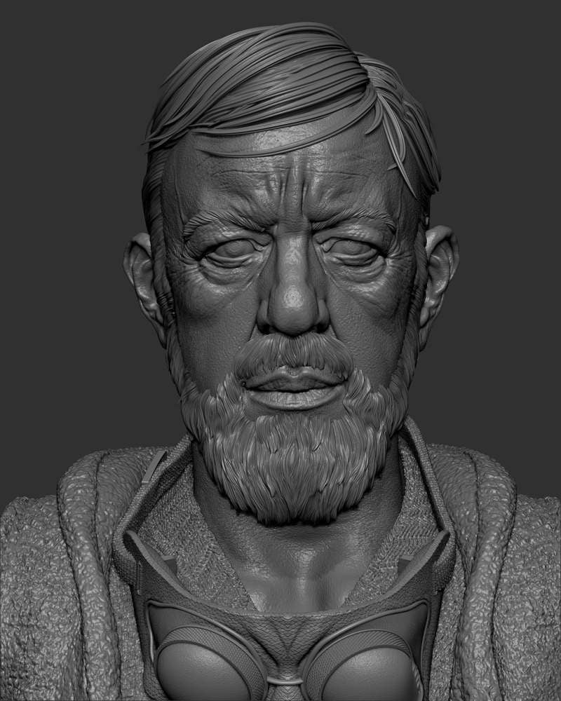 Old Ben Kenobi – Portrait Bust