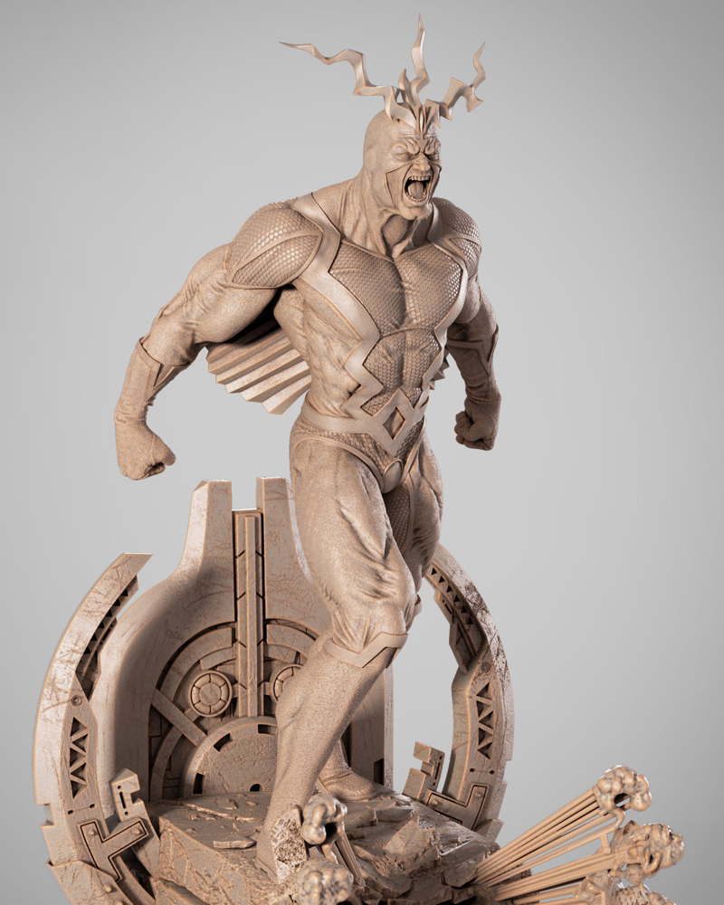 Black Bolt – Sculpture