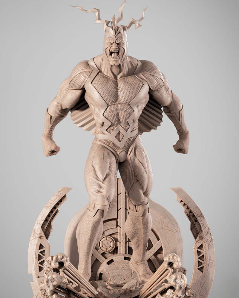 Black Bolt – Sculpture