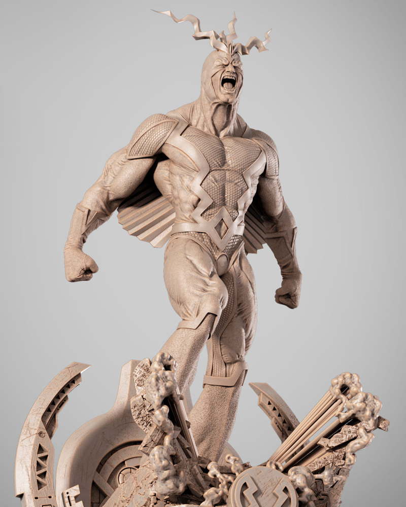 Black Bolt – Sculpture